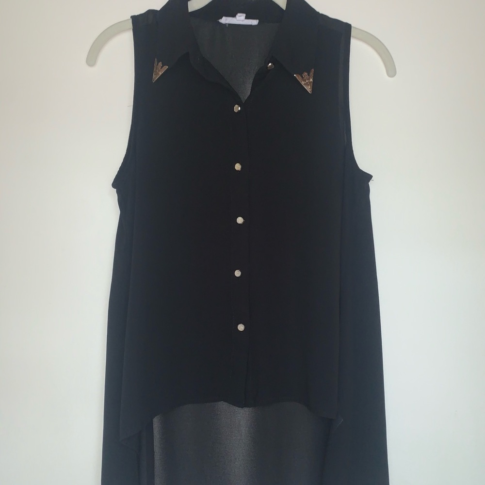 Sheer vintage blouse tank